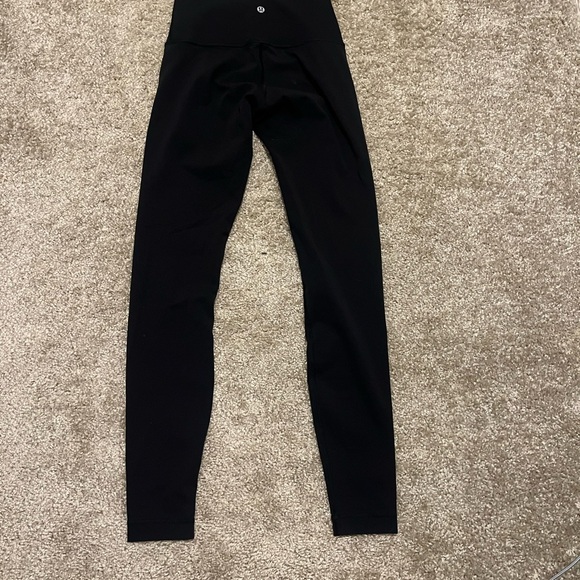 Lululemon Wunder under high rise tight 28” black 4 full on luxtreme - Picture 5 of 11